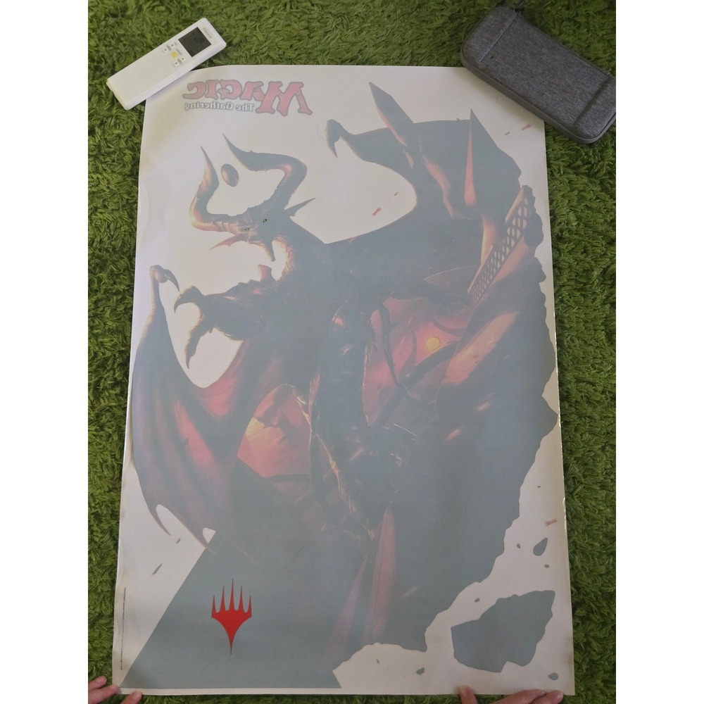 Magic The Gathering Nicol Bolas Dragon-God Large Promotional Window Cling MTG